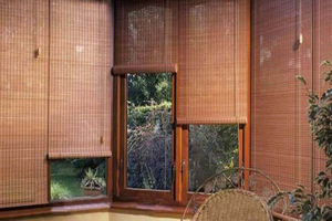 Использование бамбуковых штор